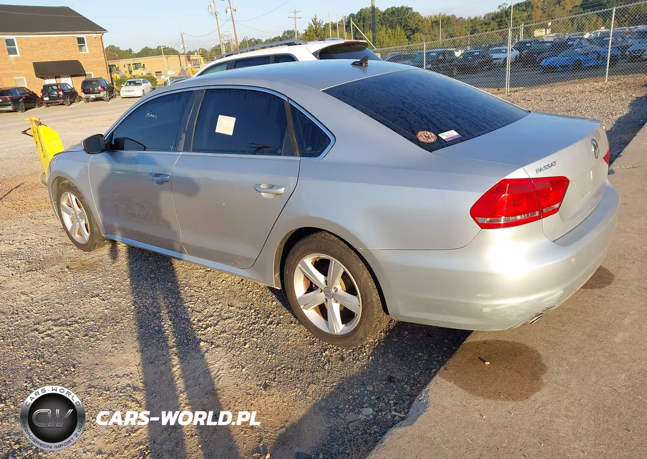 2013 Volkswagen Passat 2.0L Tdi Se VIN:1VWBN7A31DC029214 - 3