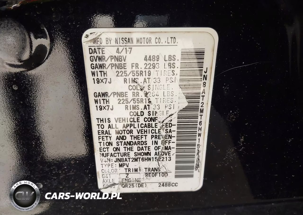 2017 Nissan Rogue Sl VIN:JN8AT2MT6HW152213 - 19