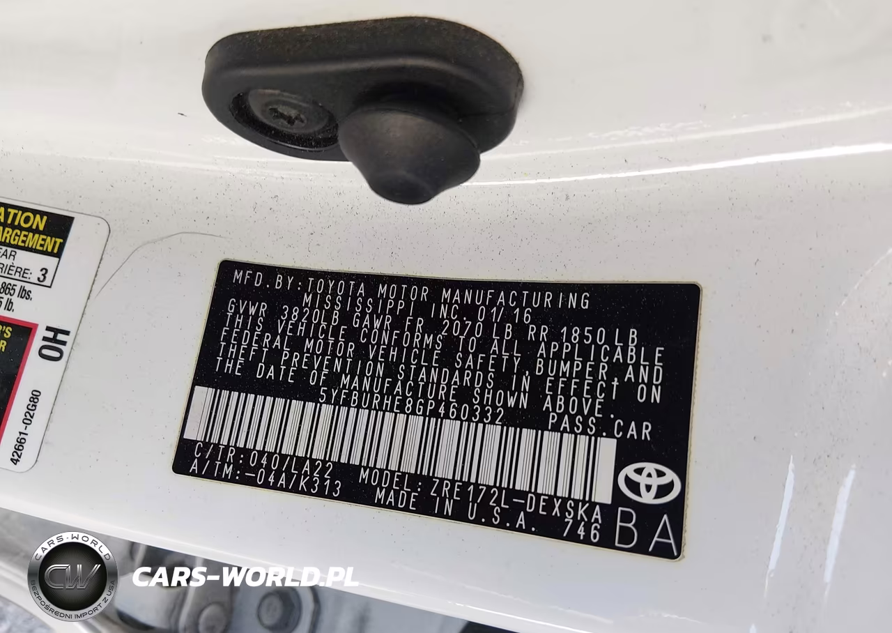 2016 Toyota Corolla S Premium VIN:5YFBURHE8GP460332 - 9
