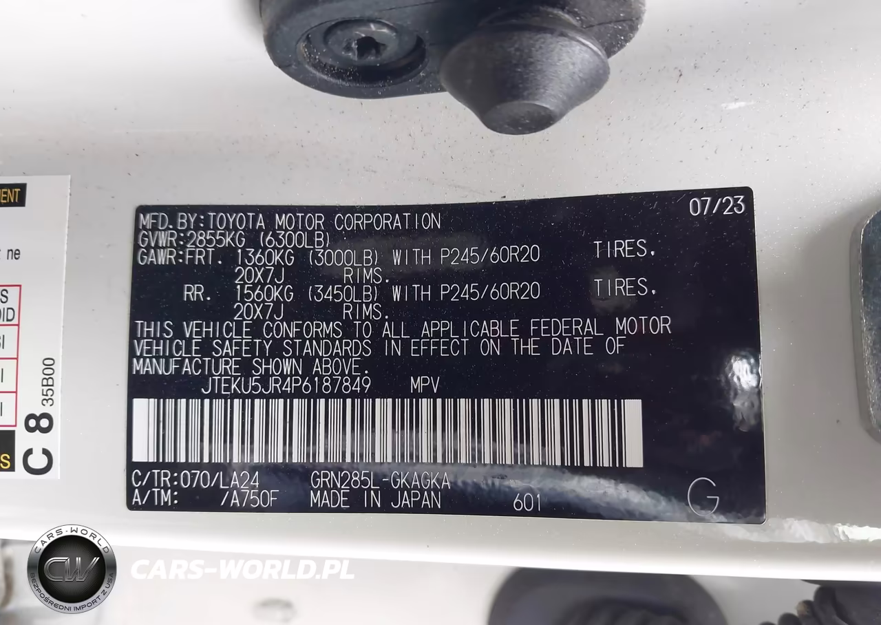 2023 Toyota 4Runner Limited VIN:JTEKU5JR4P6187849 - 9