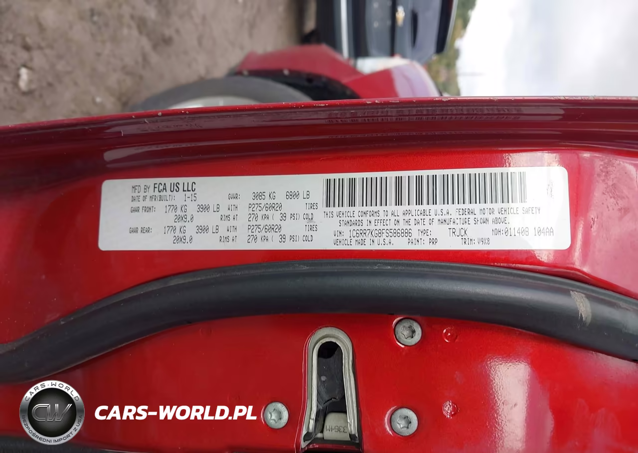 2015 Ram 1500 Express VIN:1C6RR7KG8FS586886 - 9