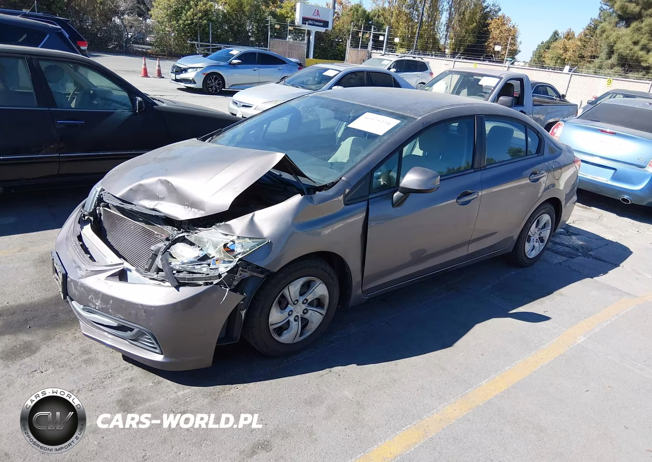 2013 Honda Civic Lx VIN:19XFB2F54DE291277 - 2