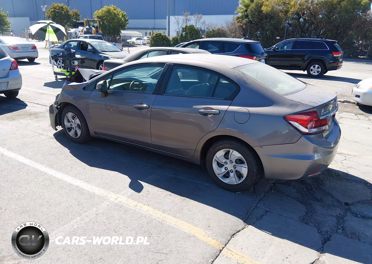 2013 Honda Civic Lx VIN:19XFB2F54DE291277 - 3