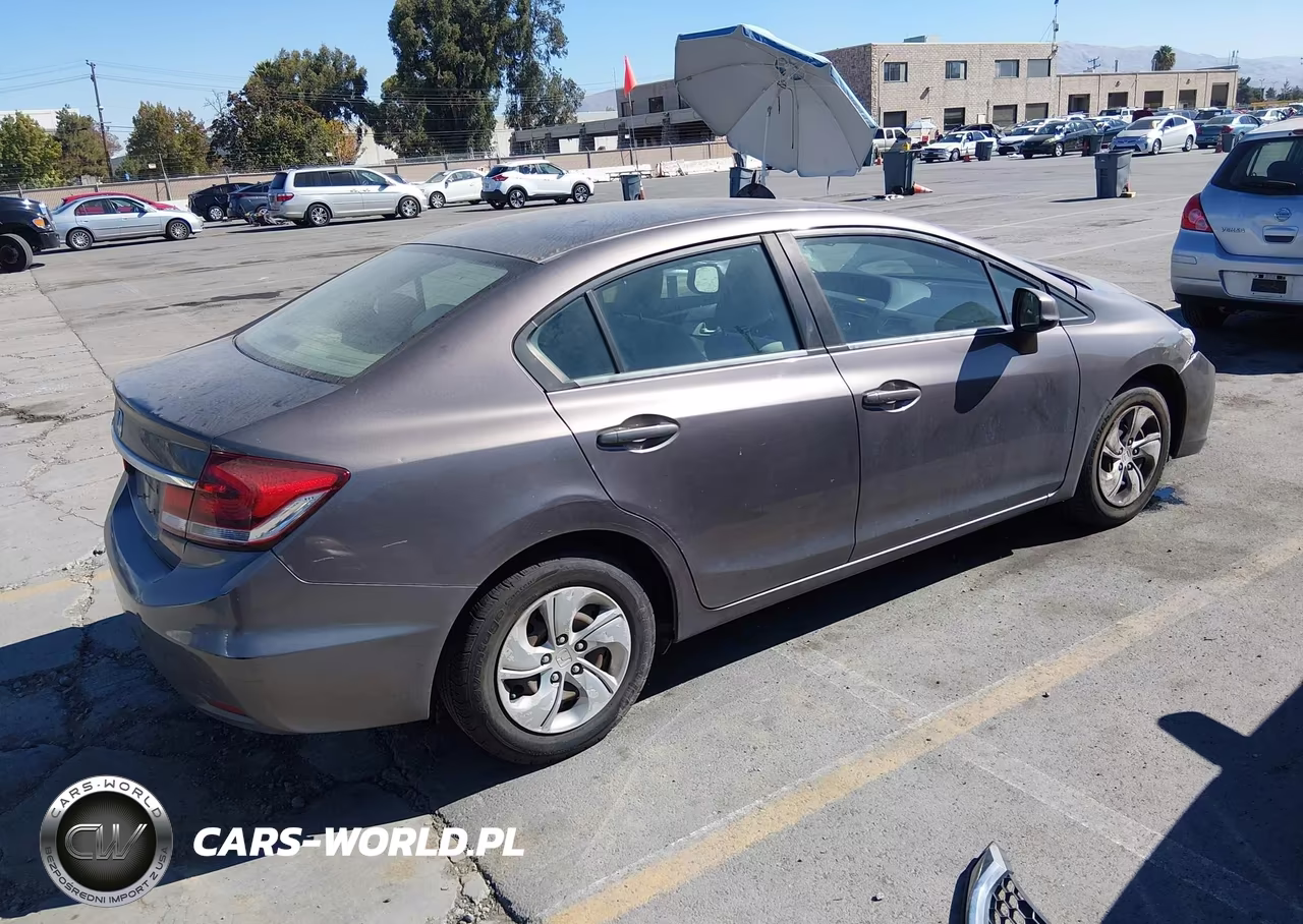 2013 Honda Civic Lx VIN:19XFB2F54DE291277 - 4