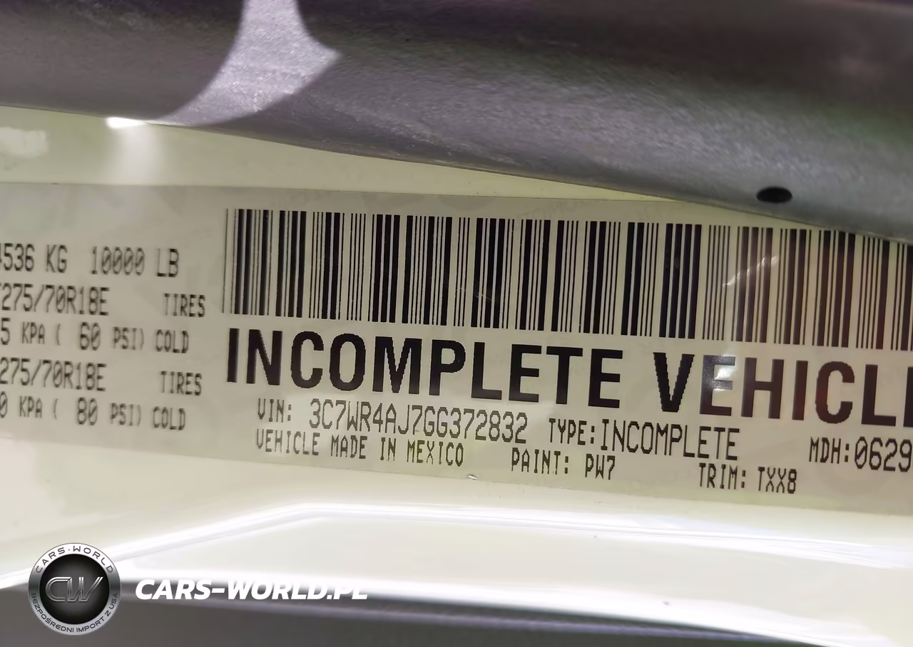 2016 Ram 2500 Tradesman VIN:3C7WR4AJ7GG372832 - 9
