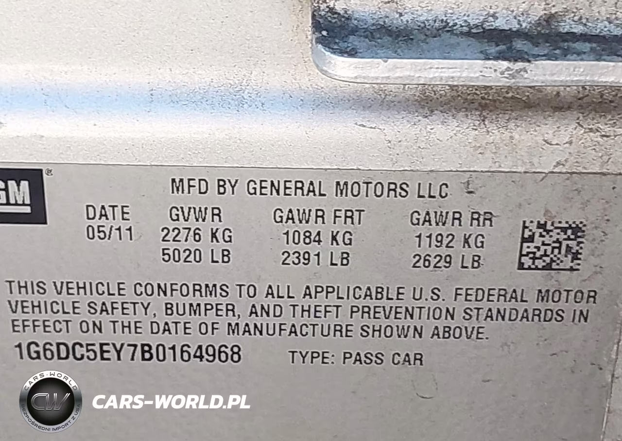 2011 Cadillac Cts Standard VIN:1G6DC5EY7B0164968 - 9