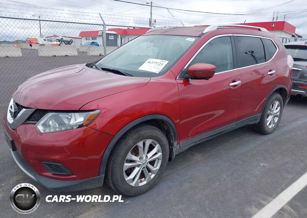 2016 Nissan Rogue Sv VIN:KNMAT2MV5GP601354 - 2