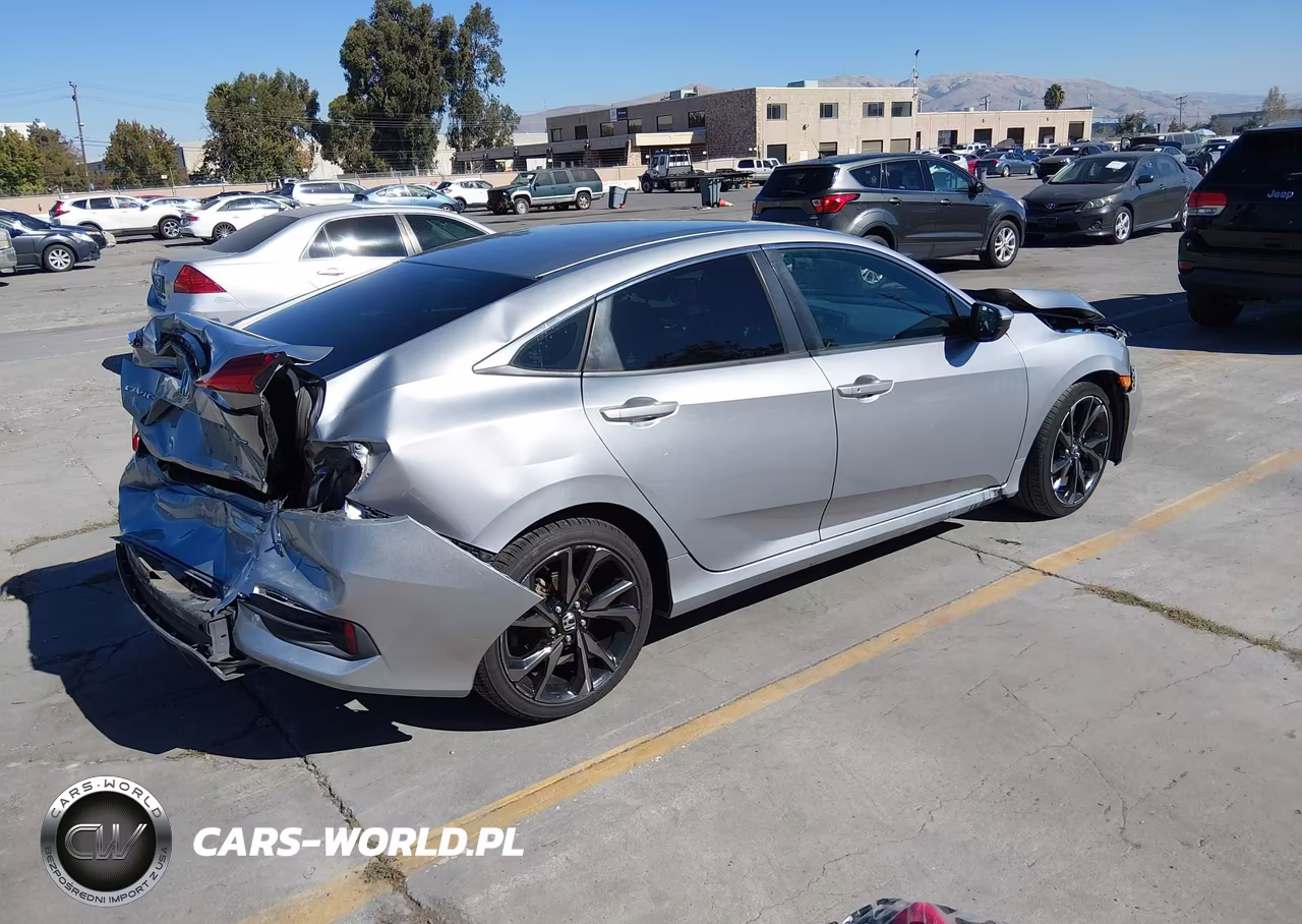 2020 Honda Civic Sport VIN:19XFC2F81LE205333 - 4