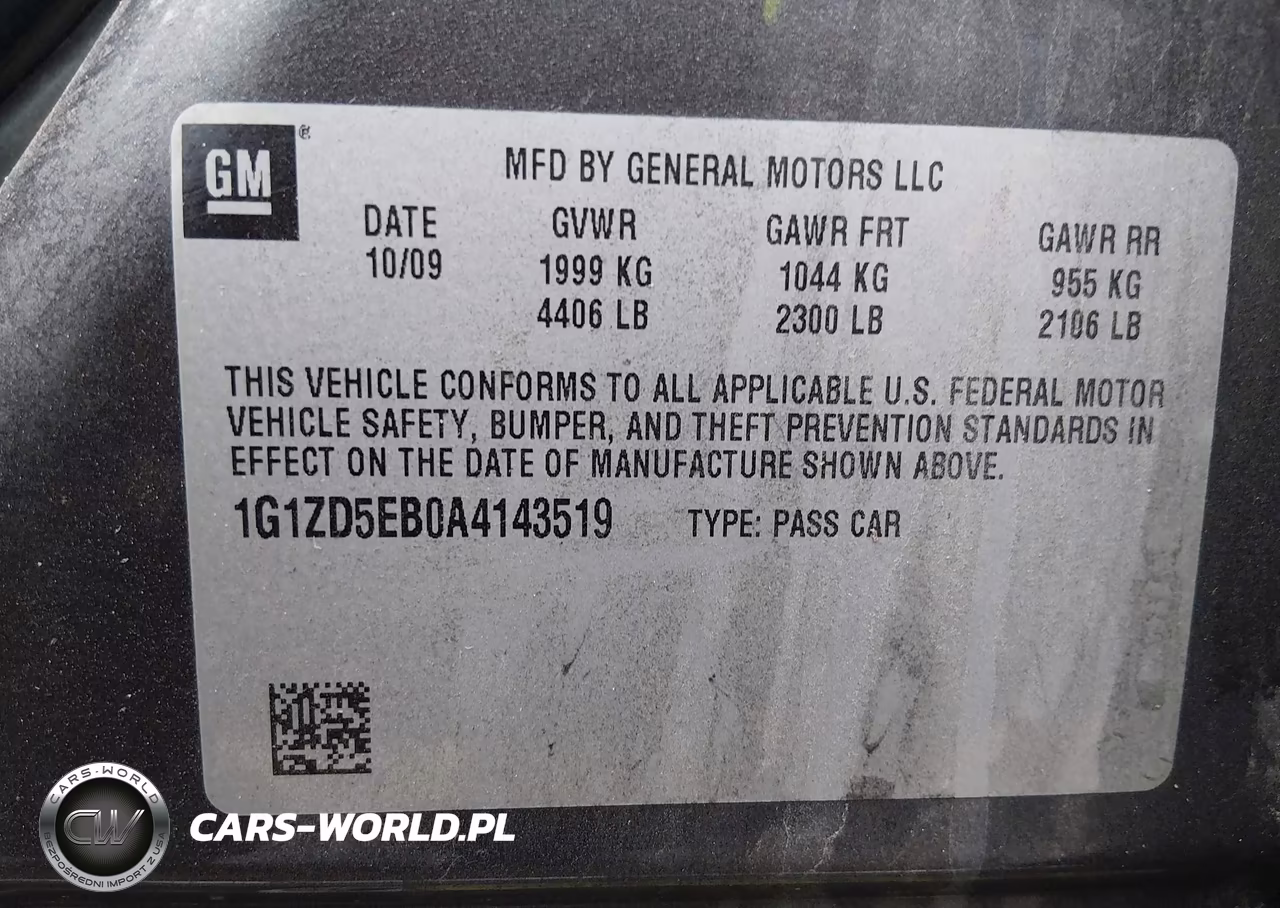 2010 Chevrolet Malibu Lt VIN:1G1ZD5EB0A4143519 - 9