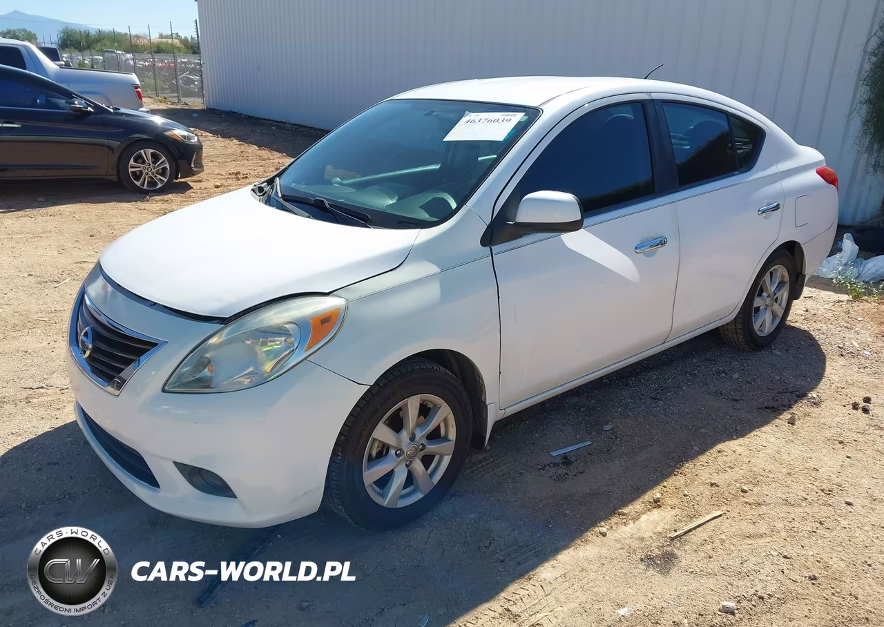 2012 Nissan Versa 1.6 Sl VIN:3N1CN7AP7CL876612 - 2