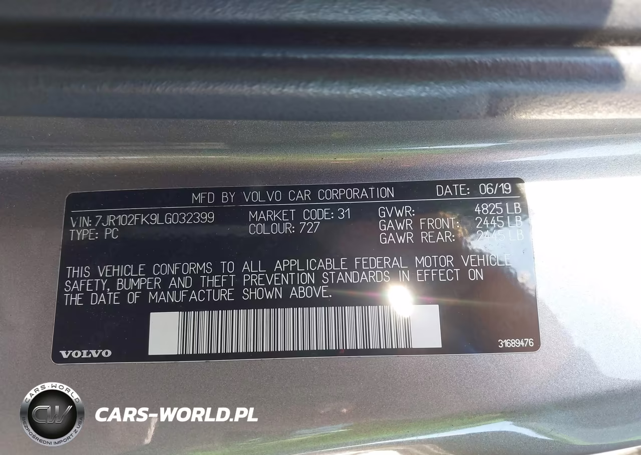 2020 Volvo S60 T5 Momentum VIN:7JR102FK9LG032399 - 9