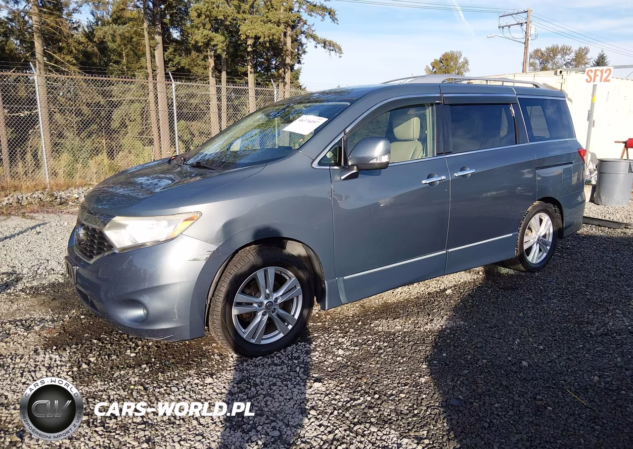 2012 Nissan Quest Sl VIN:JN8AE2KP2C9042153 - 2