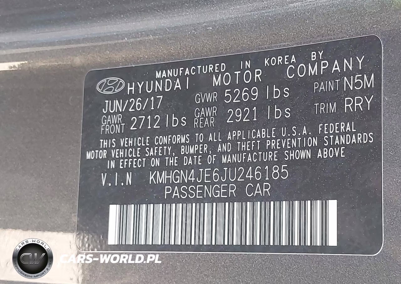 2018 Genesis G80 3.8 VIN:KMHGN4JE6JU246185 - 9