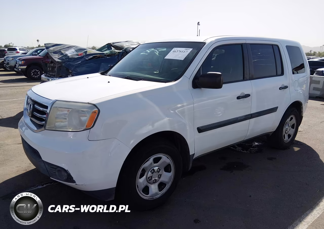 2012 Honda Pilot Lx VIN:5FNYF3H2XCB005270 - 2