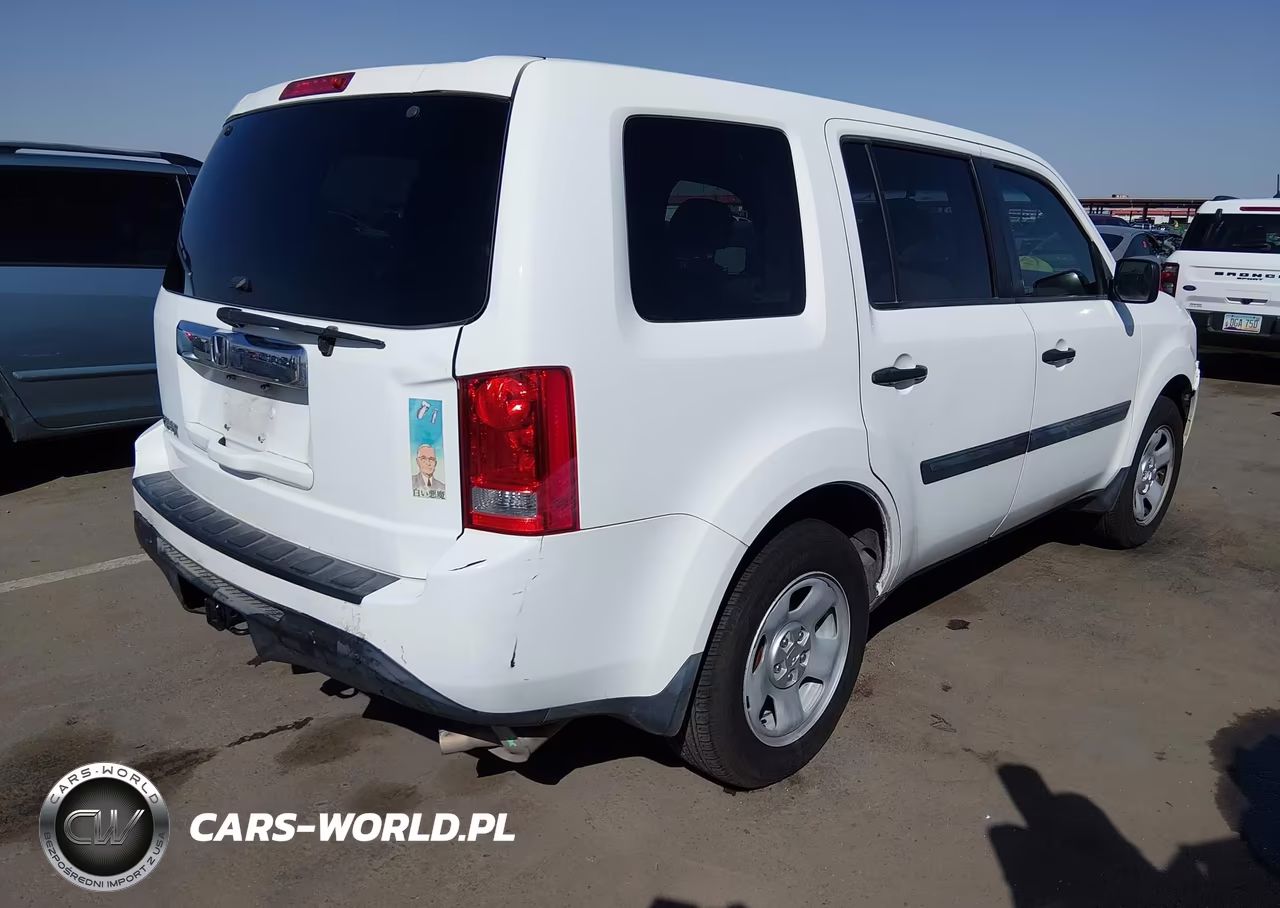 2012 Honda Pilot Lx VIN:5FNYF3H2XCB005270 - 4