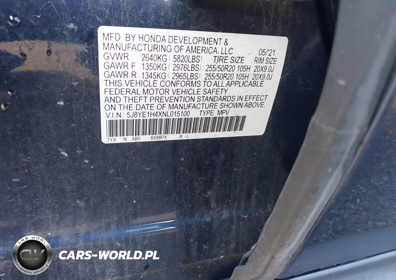 2022 Acura Mdx Technology Package VIN:5J8YE1H4XNL015100 - 9