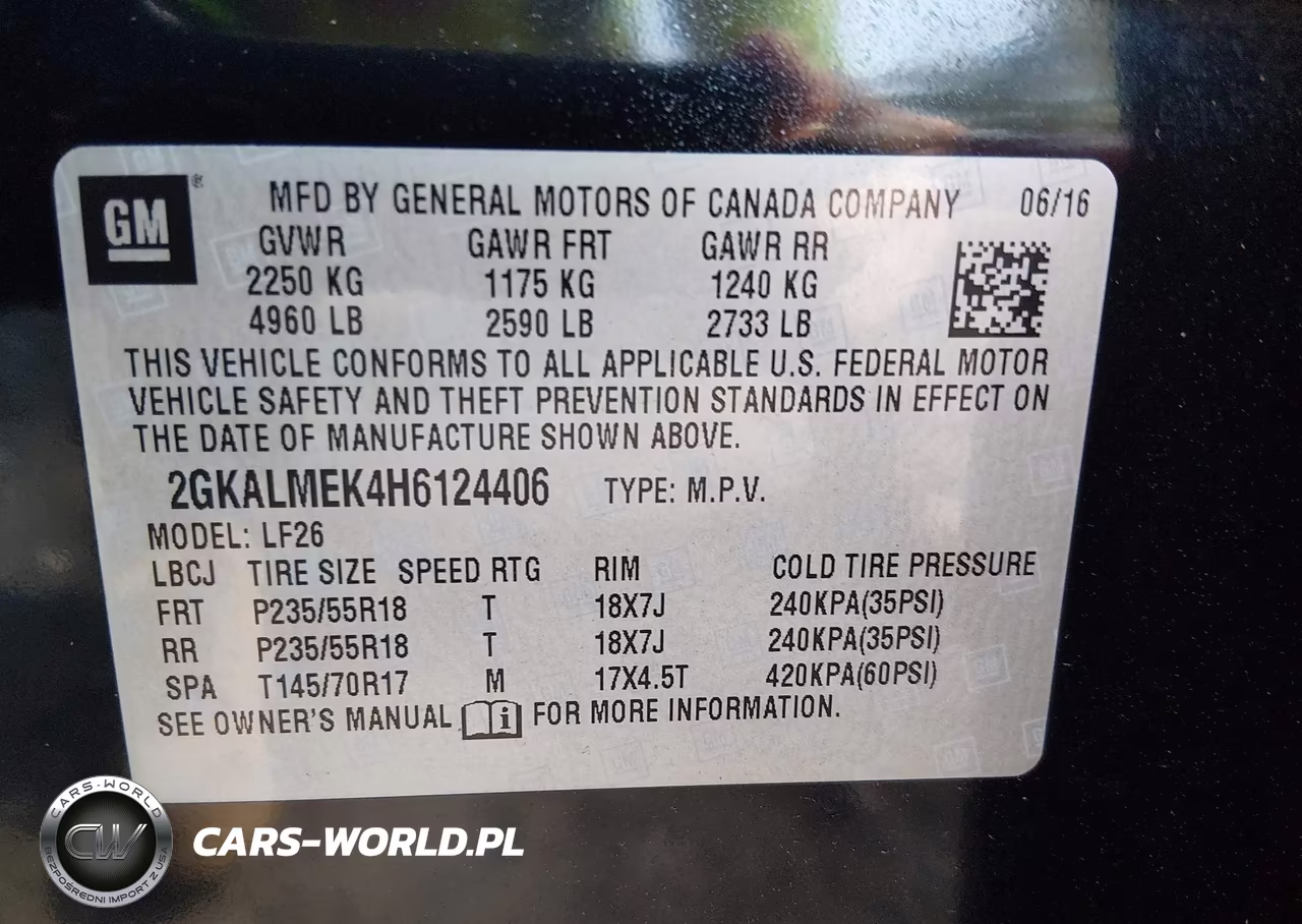 2017 GMC Terrain Sle-1 VIN:2GKALMEK4H6124406 - 9