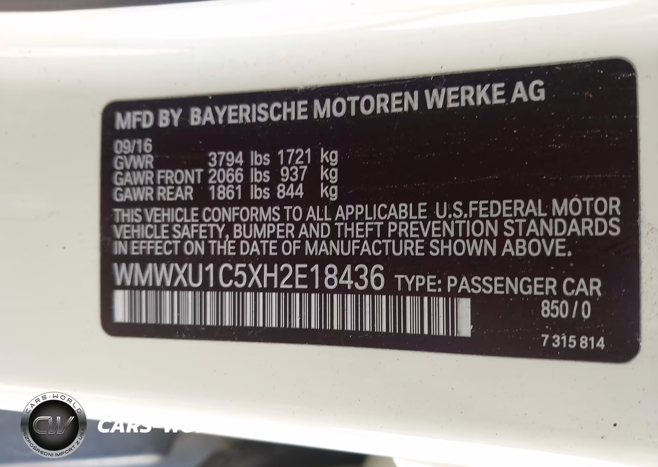 2017 Mini Hardtop Cooper VIN:WMWXU1C5XH2E18436 - 9