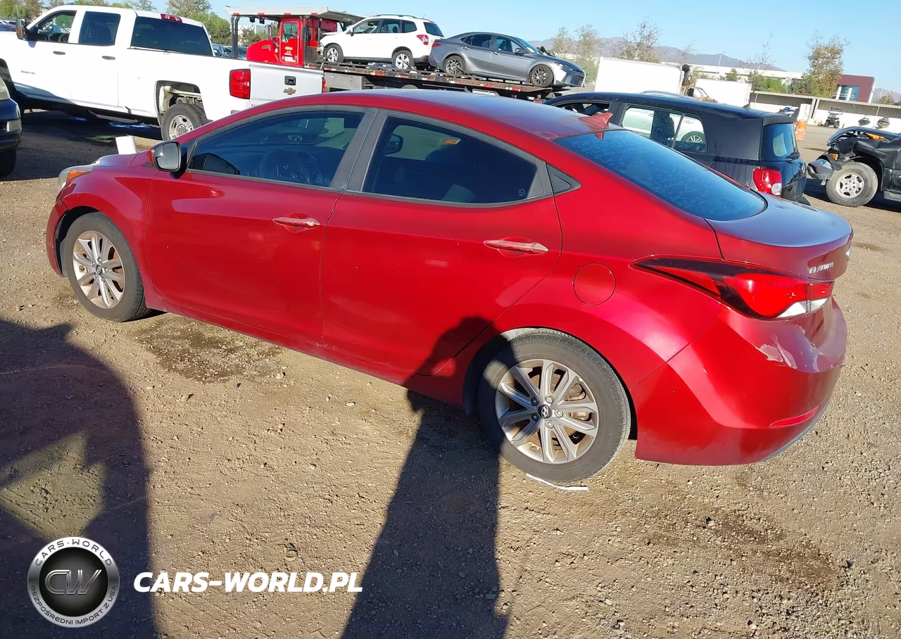 2014 Hyundai Elantra Se VIN:5NPDH4AE5EH475911 - 3