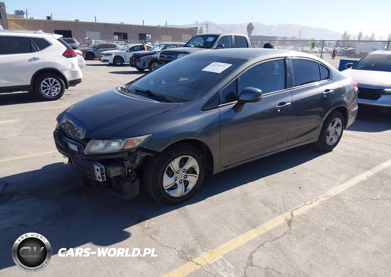 2013 Honda Civic Lx VIN:19XFB2F52DE291830 - 2