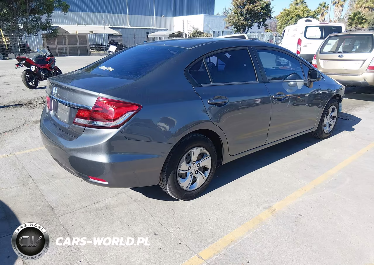 2013 Honda Civic Lx VIN:19XFB2F52DE291830 - 4