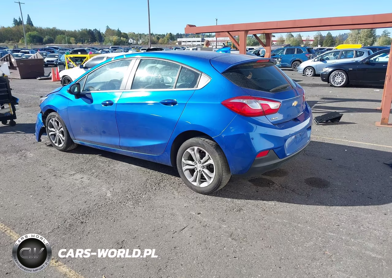 2019 Chevrolet Cruze Lt VIN:3G1BE6SM8KS571107 - 3