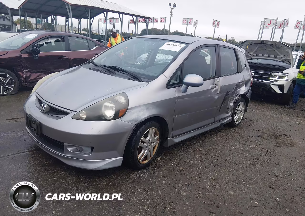 2007 Honda Fit Sport VIN:JHMGD38657S019475 - 2