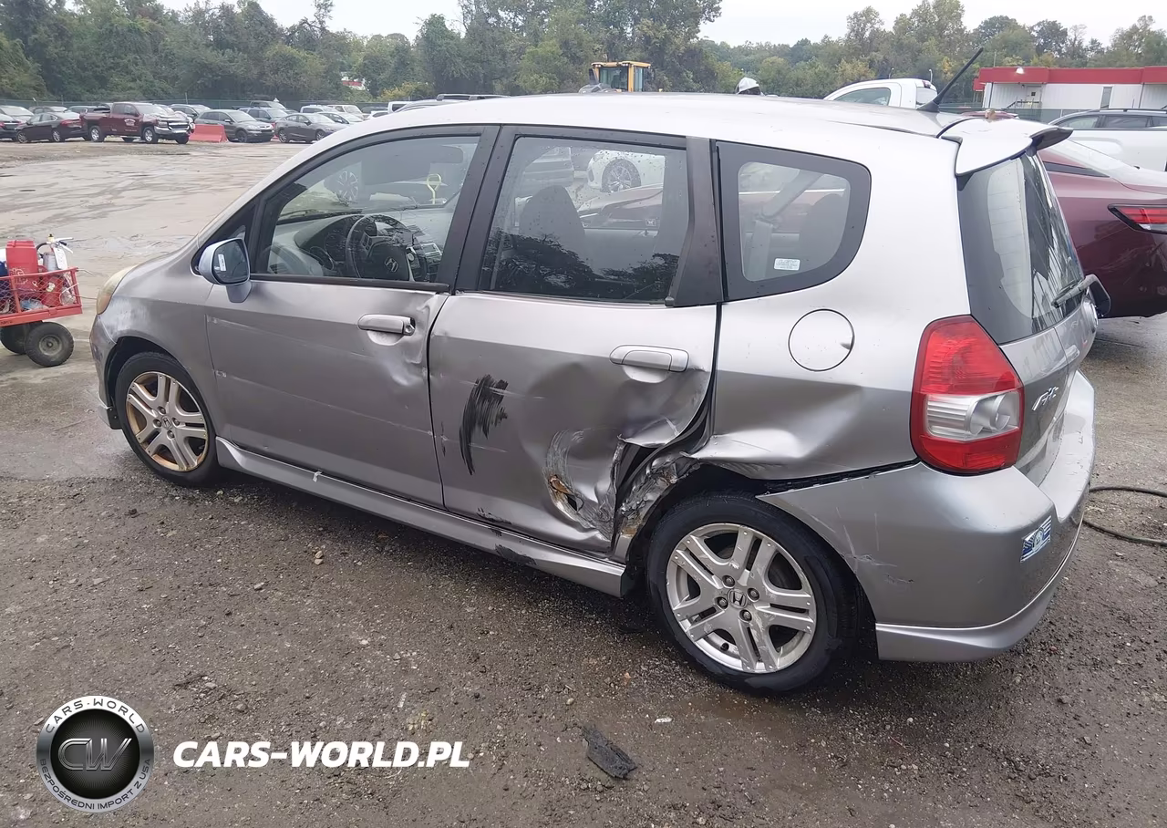 2007 Honda Fit Sport VIN:JHMGD38657S019475 - 3
