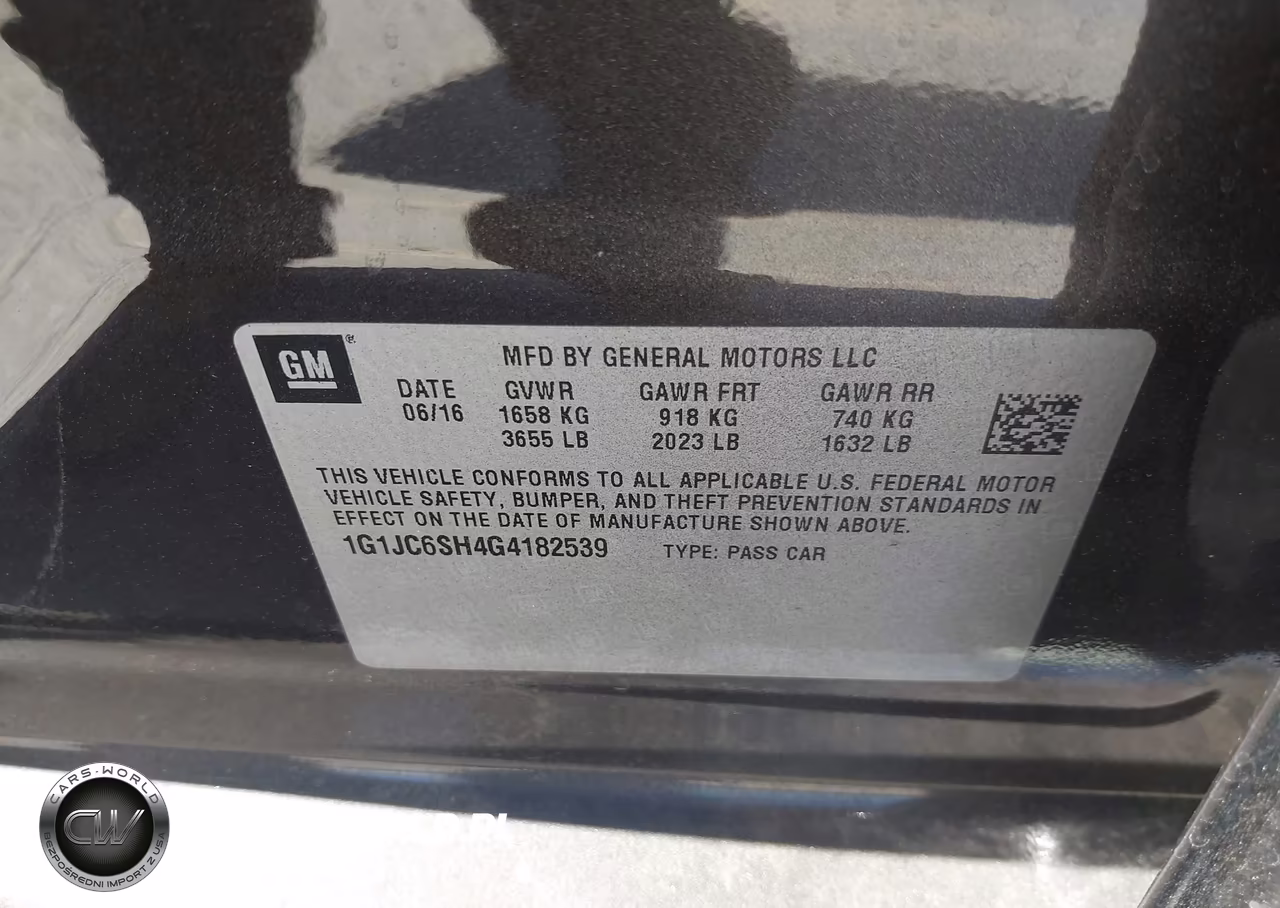 2016 Chevrolet Sonic Lt Auto VIN:1G1JC6SH4G4182539 - 9