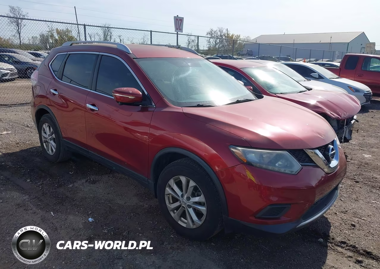 2015 Nissan Rogue Sv VIN:KNMAT2MT2FP522978 - 1