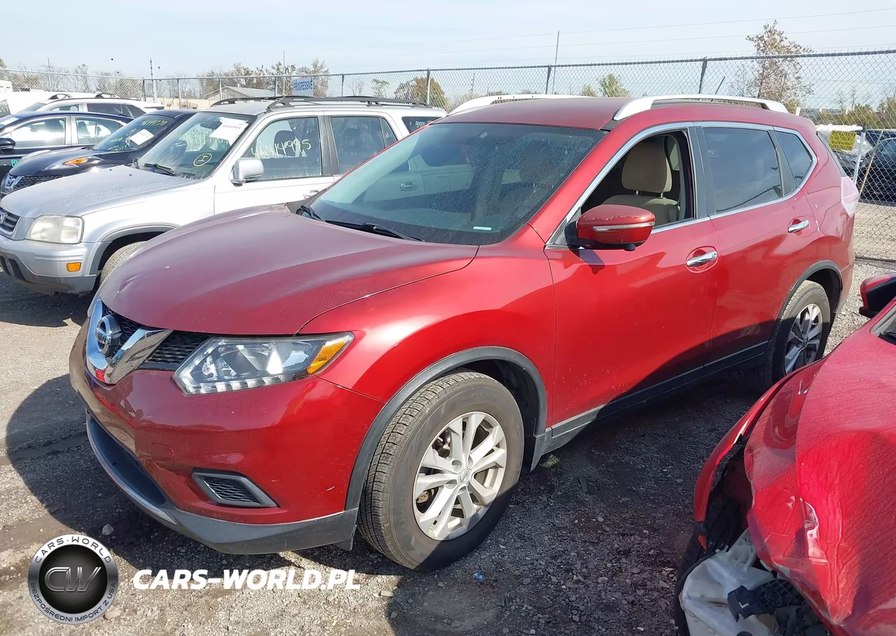 2015 Nissan Rogue Sv VIN:KNMAT2MT2FP522978 - 2