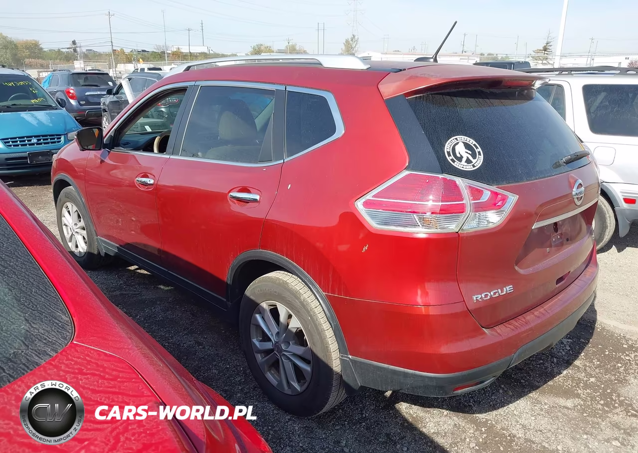 2015 Nissan Rogue Sv VIN:KNMAT2MT2FP522978 - 3