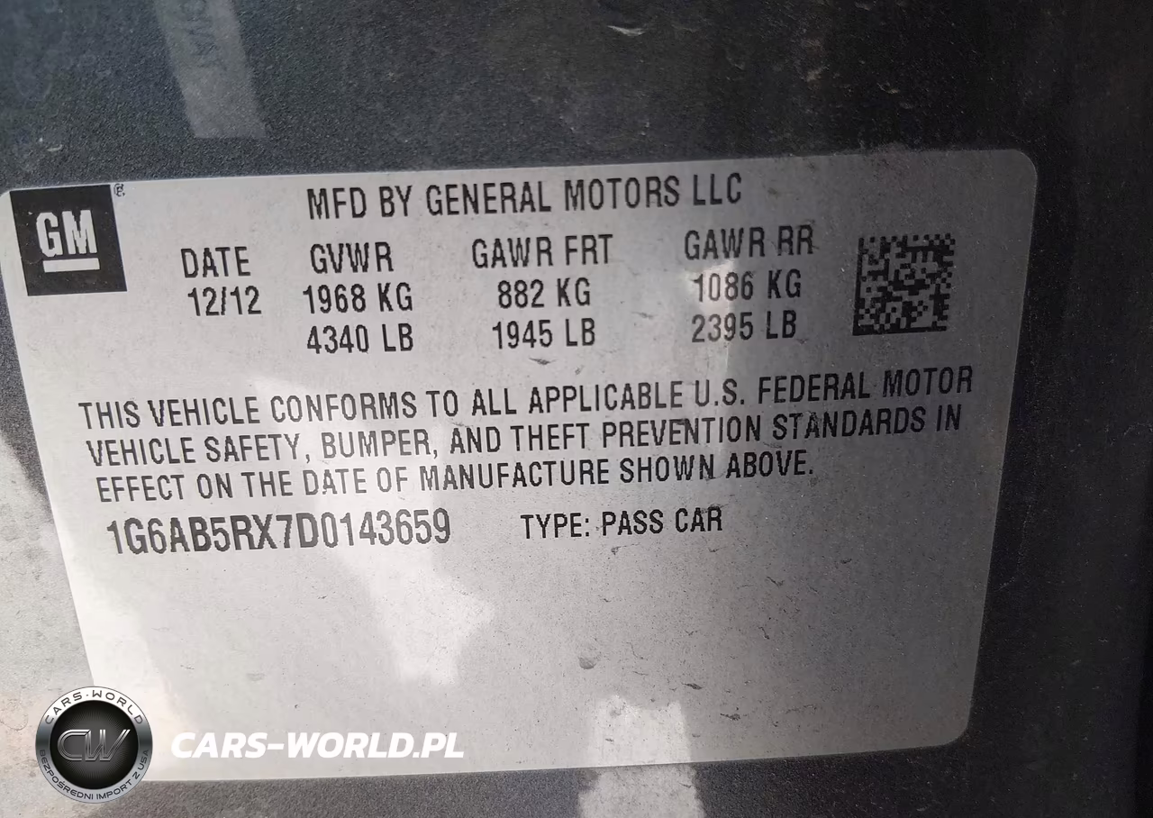 2013 Cadillac Ats Luxury VIN:1G6AB5RX7D0143659 - 9