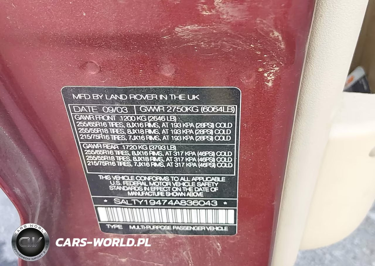 2004 Land Rover Discovery Se VIN:SALTY19474A836043 - 9