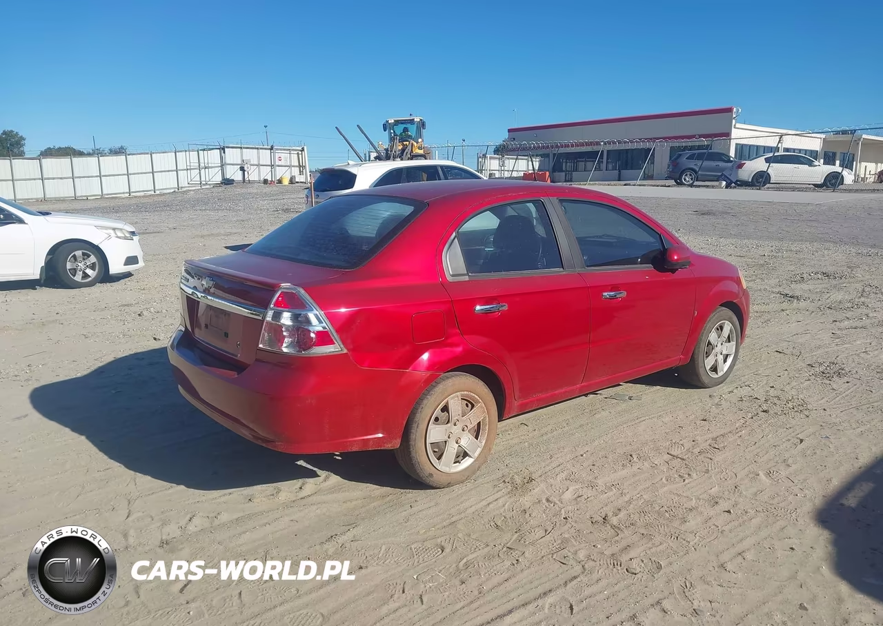 2009 Chevrolet Aveo Lt VIN:KL1TG56E29B607633 - 4
