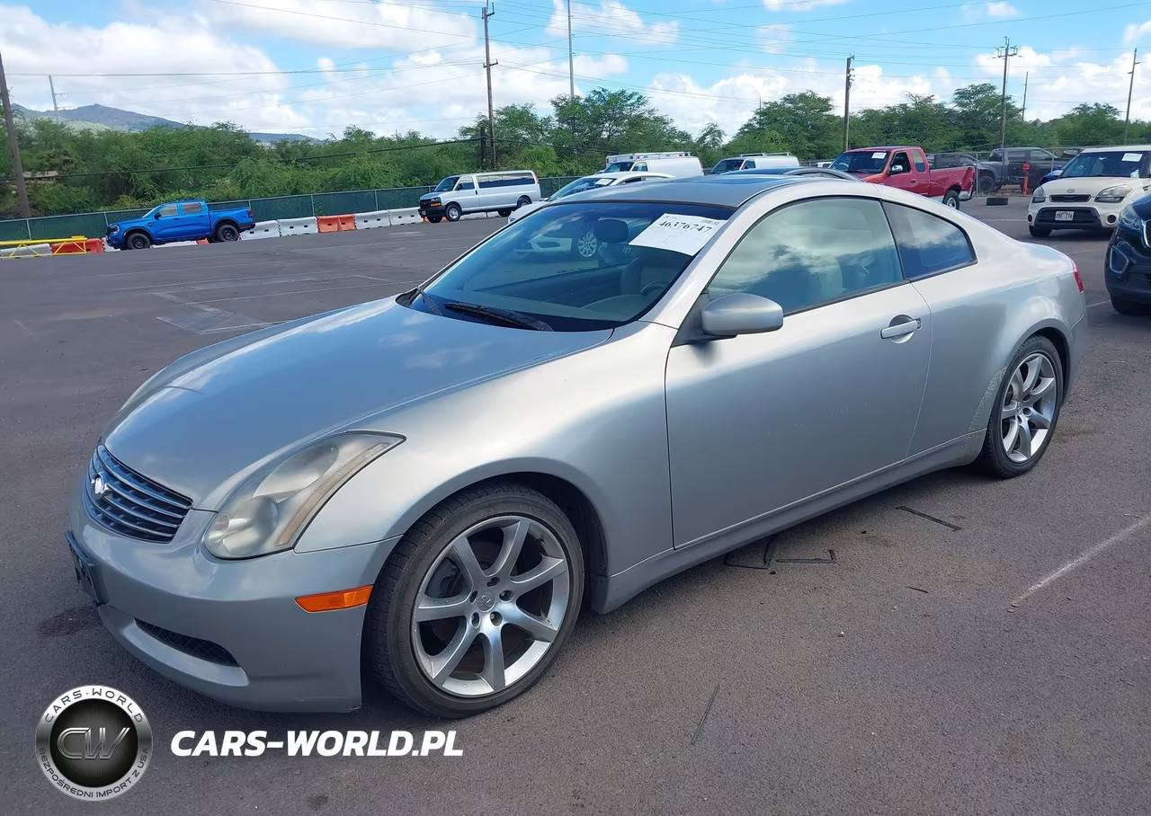 2003 Infiniti G35 Base W-Leather VIN:JNKCV54E63M213516 - 2