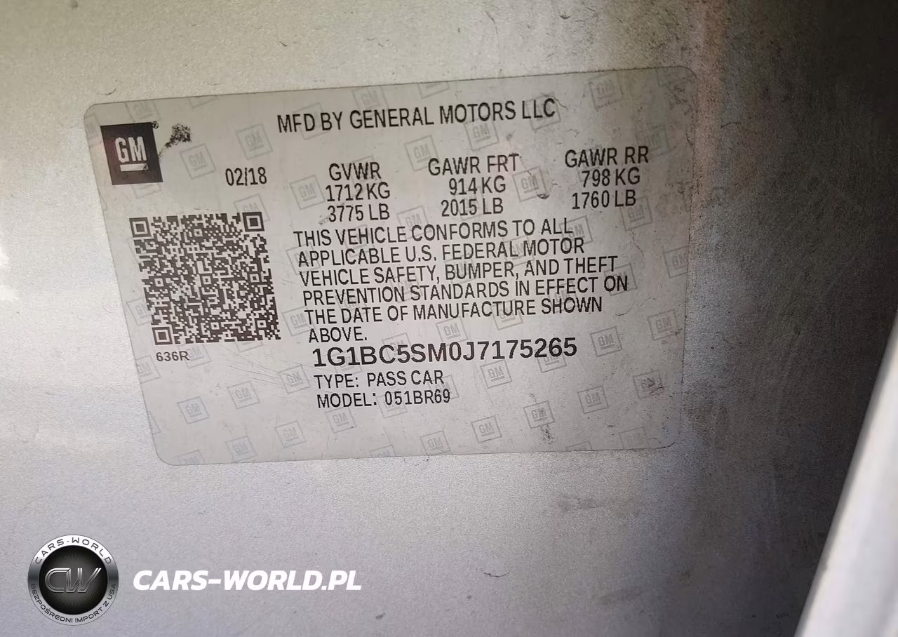 2018 Chevrolet Cruze Ls Auto VIN:1G1BC5SM0J7175265 - 9