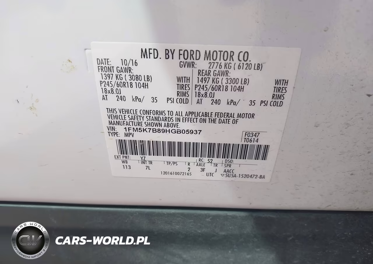2017 Ford Explorer VIN:1FM5K7B89HGB05937 - 9