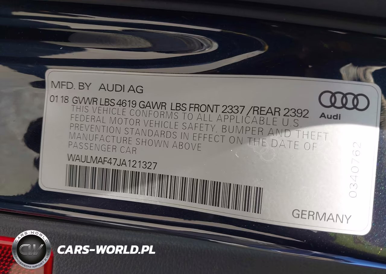 2018 Audi A4 2.0T Tech Ultra Premium-2.0T Ultra Premium VIN:WAULMAF47JA121327 - 9
