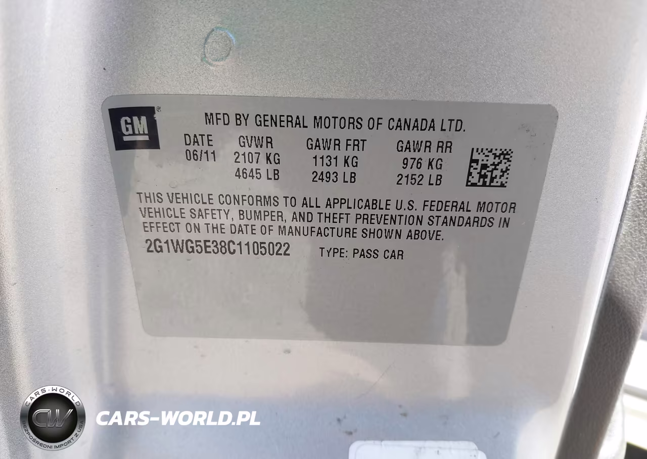 2012 Chevrolet Impala Lt VIN:2G1WG5E38C1105022 - 9