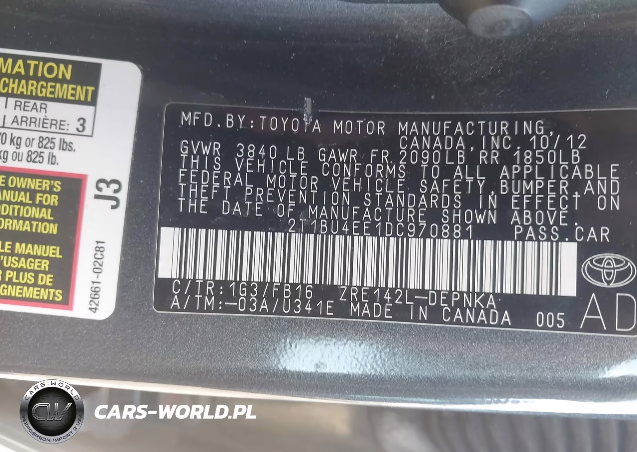 2013 Toyota Corolla Le VIN:2T1BU4EE1DC970881 - 9
