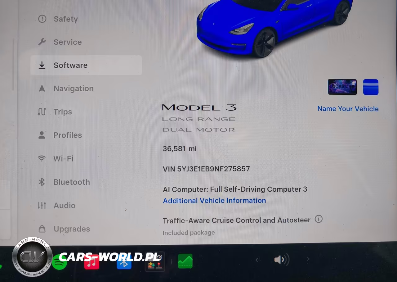 2022 Tesla Model 3 Long Range Dual Motor All-Wheel Drive VIN:5YJ3E1EB9NF275857 - 7