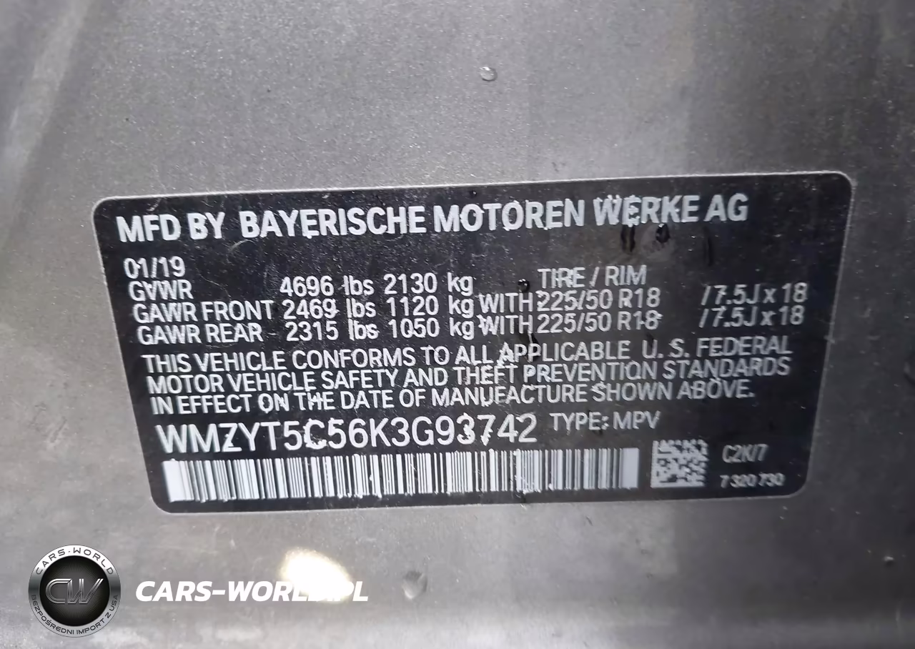 2019 Mini Countryman Cooper S VIN:WMZYT5C56K3G93742 - 9