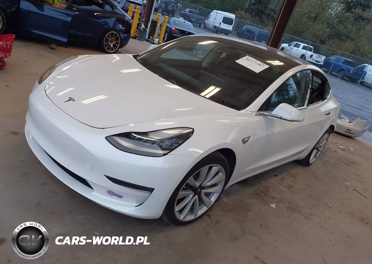2018 Tesla Model 3 Long Range-Mid Range VIN:5YJ3E1EA4JF047167 - 2