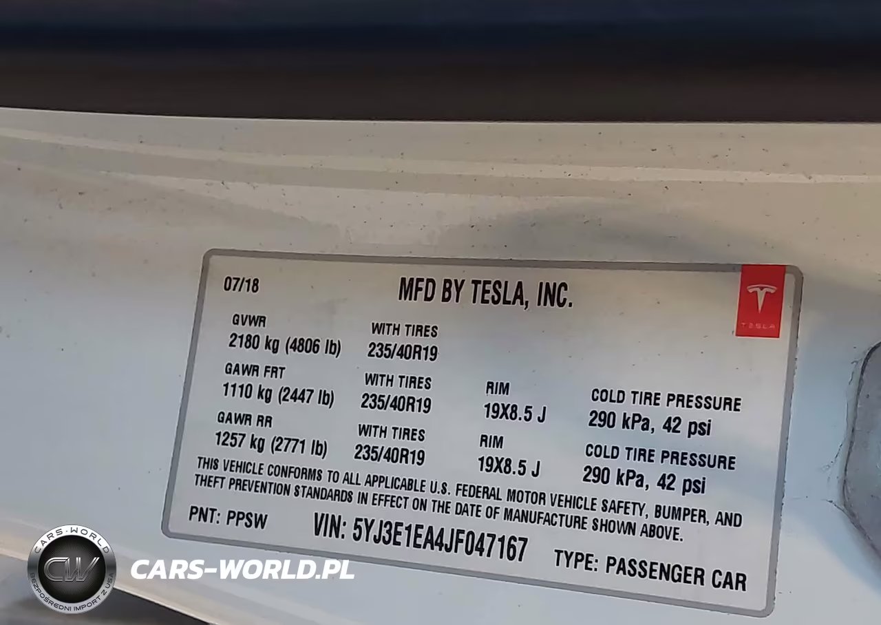 2018 Tesla Model 3 Long Range-Mid Range VIN:5YJ3E1EA4JF047167 - 9