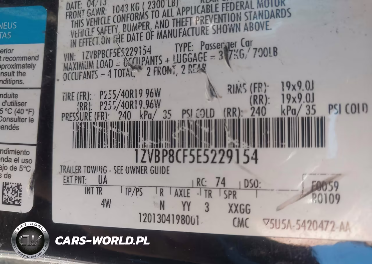 2014 Ford Mustang Gt Premium VIN:1ZVBP8CF5E5229154 - 9
