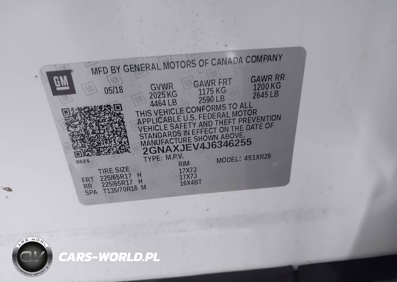 2018 Chevrolet Equinox Lt VIN:2GNAXJEV4J6346255 - 9