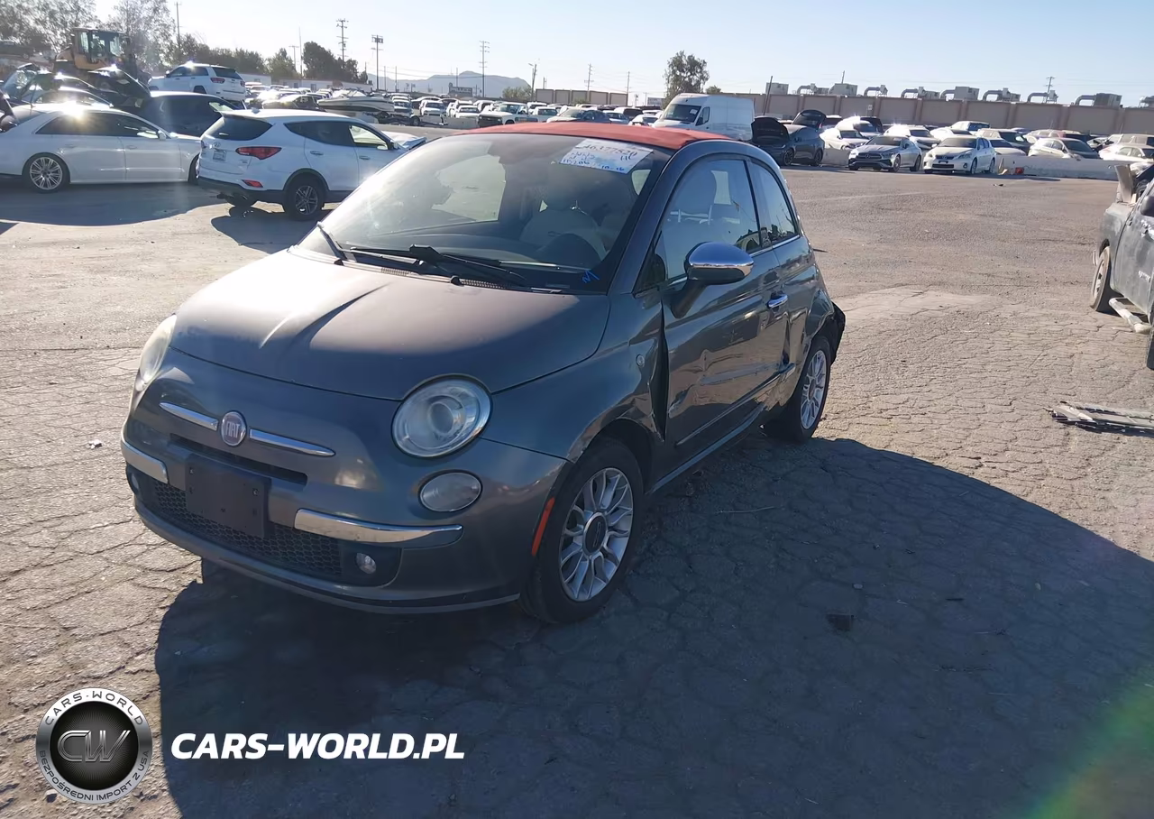 2012 Fiat 500C Lounge VIN:3C3CFFER6CT330839 - 2
