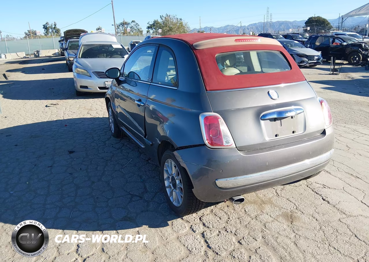 2012 Fiat 500C Lounge VIN:3C3CFFER6CT330839 - 3