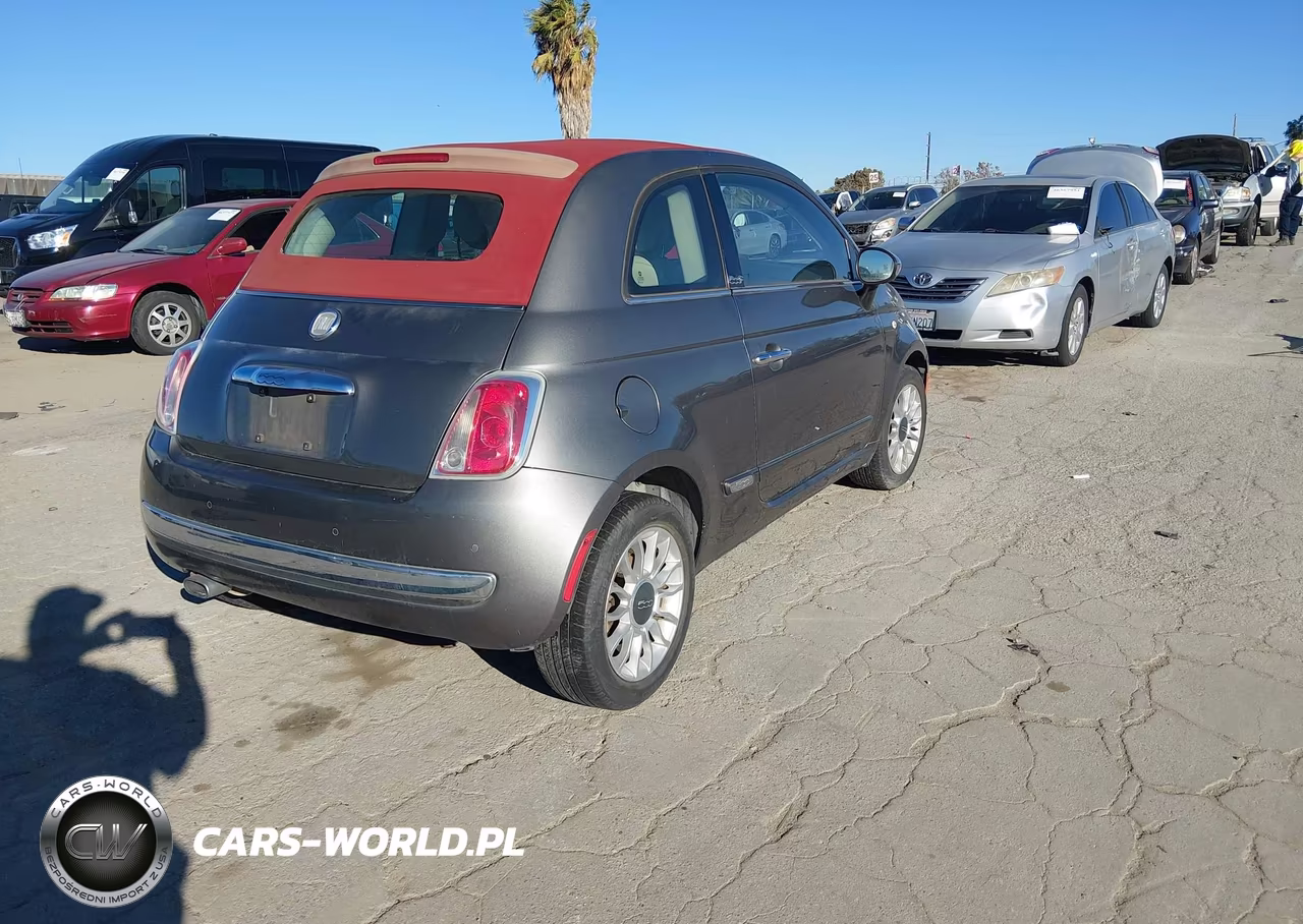 2012 Fiat 500C Lounge VIN:3C3CFFER6CT330839 - 4